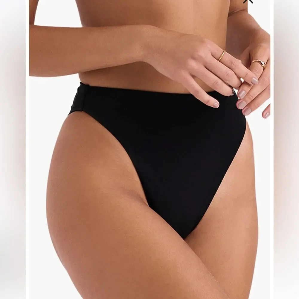 House of CB Mykonos High Waist Bikini Bottoms NWT Small